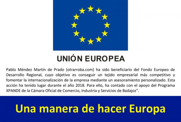Subvenções Xpande fundo do FEDER - União Europeia