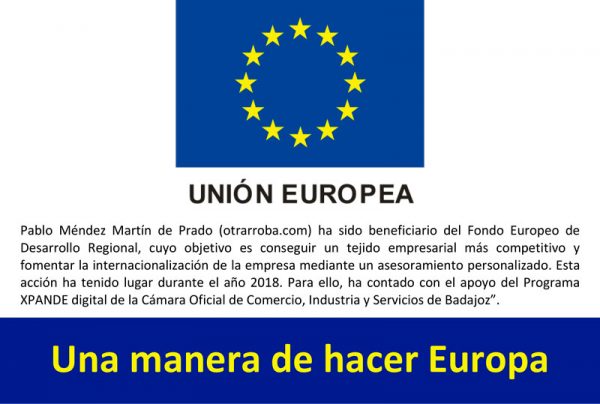 Subvenções Xpande Digital fundo do FEDER - União Europeia